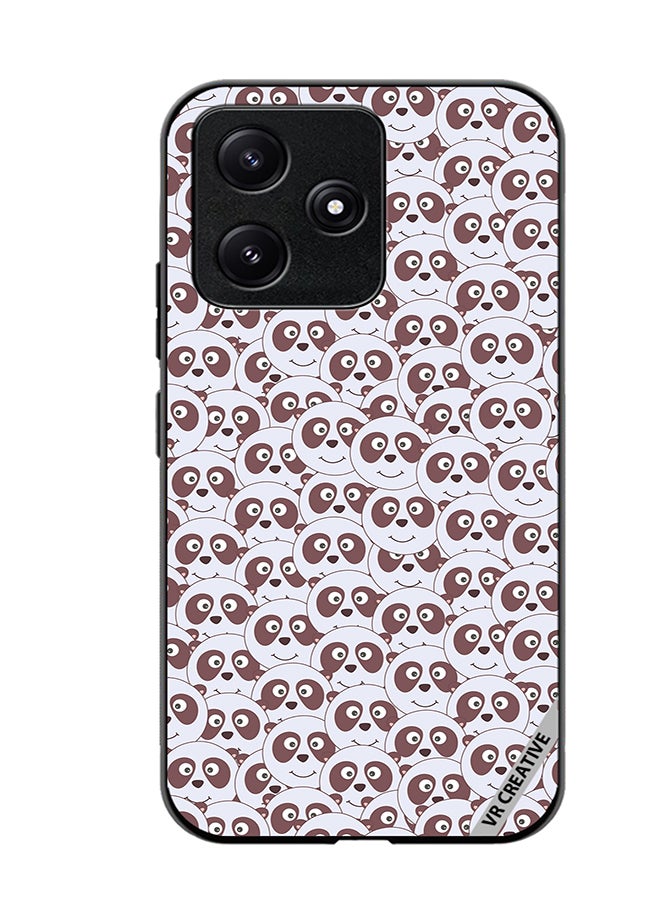 VR CREATIVE Protective Case Cover For Xiaomi Poco M6 Pro 5G Children With Funny Panda Design Multicolour - Image 1