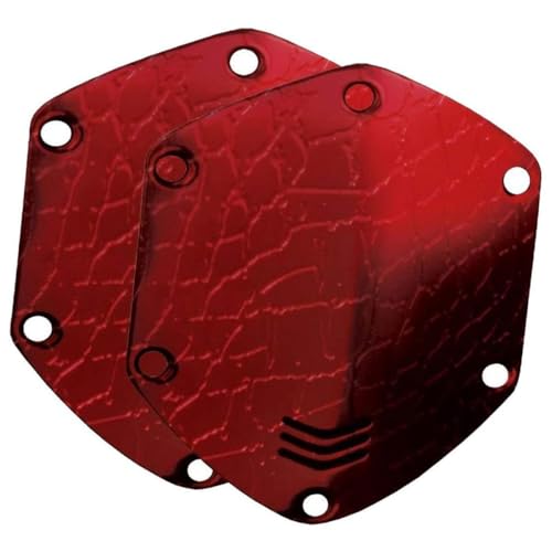 V-Moda Crossfade Over-Ear Headphone Metal Shield Kit (Croc Red) - Image 1