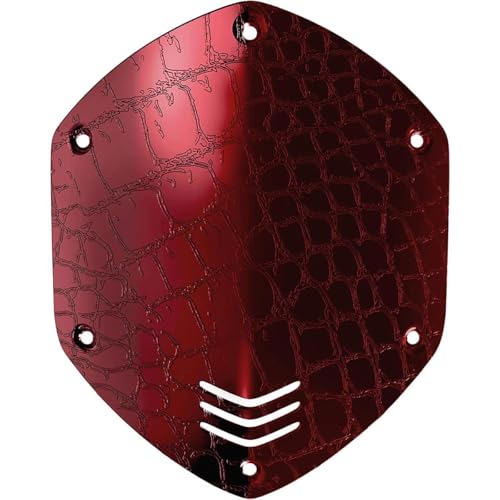 V-Moda Crossfade Over-Ear Headphone Metal Shield Kit (Croc Red) - Image 2
