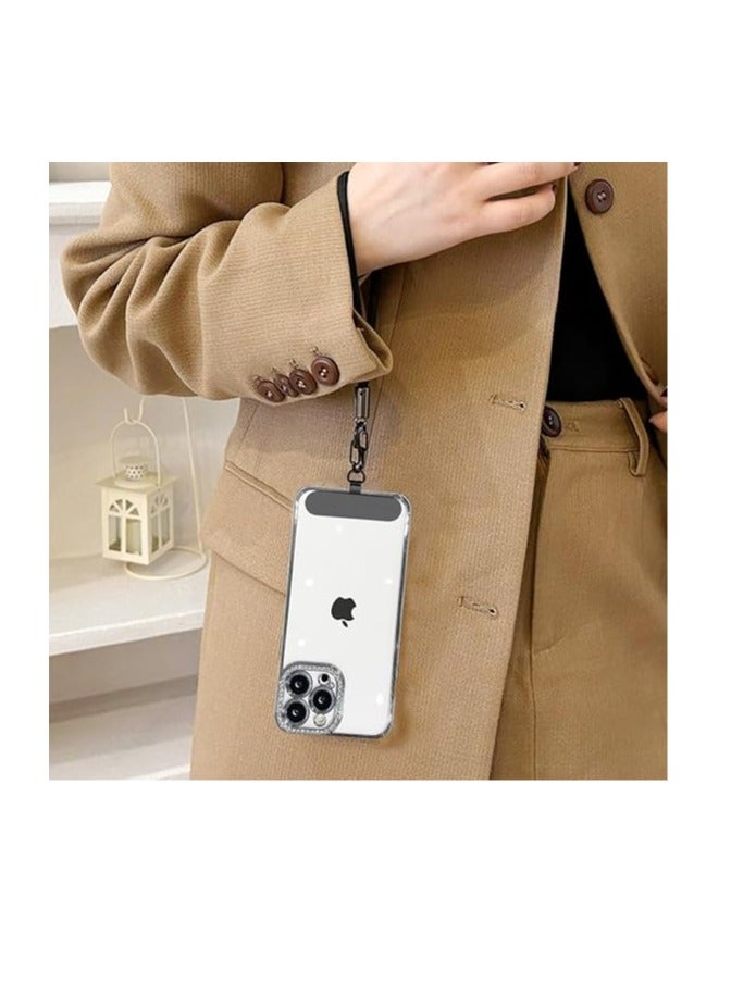 Phone Tether Tab 2pcs,0.2mm Ultra-thin Phone Metal Patch,Universal Phone Lanyard Patch for most phone - Image 5