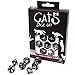 Q Workshop Cats Modern Dice Set Waffle - Image 2