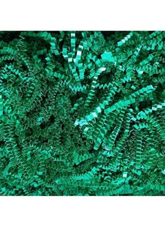 Verahed Shredded Z Zigzag Pelur Scrap Paper 1000 gr Pine Green Dark Green Color 1 kg Dark Green Paper 
