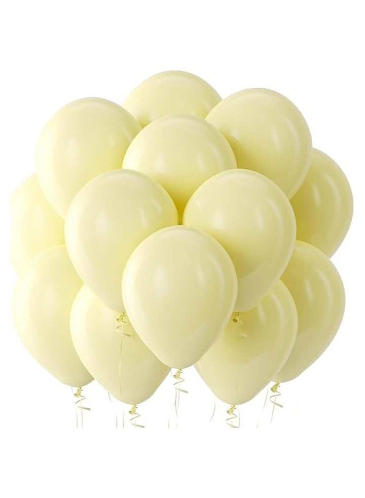 Boxwoods 100 PCS Of Pastel Yellow Balloons for Wedding Birthday Party Boy Girl Baby Shower Gender Reveal Engagement And Anniversary Party Decorations - Image 2