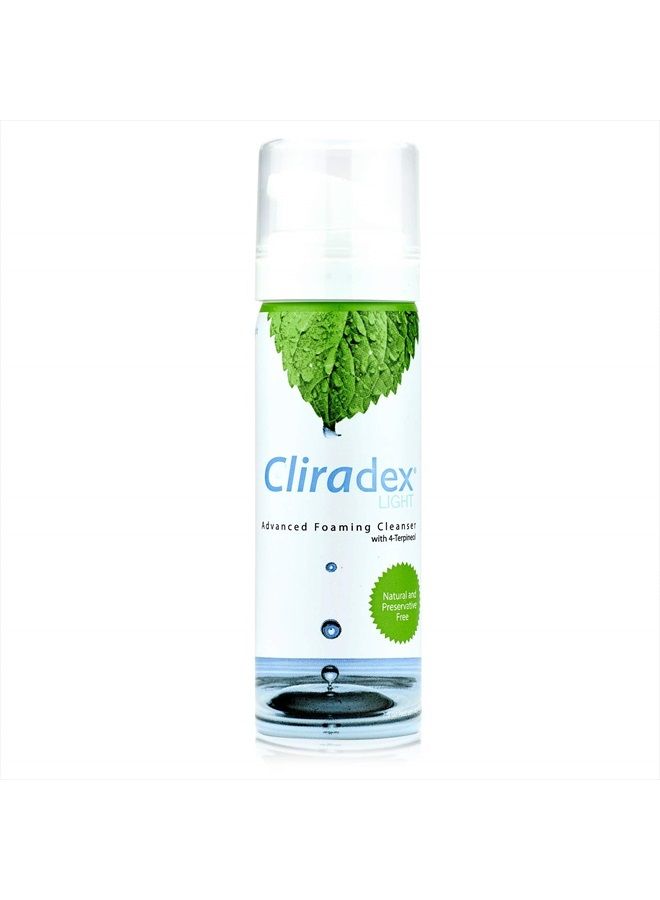 cliradex Foam - Gentle Eyelid Cleanser & Eyelash Conditioner | Daily Facial Cleanser & Safe Solution for Eyelid Hygiene - 1.5oz 4-Terpineol Formula - Image 1