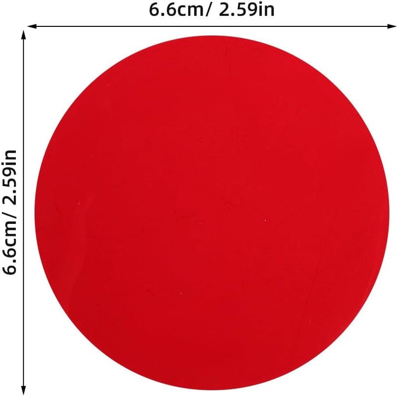 20pcs Lighting Gels 2.6" Lights Gel Filters Colored Correction Light Sheets for Photography Head Strobe Flashlight Downlights and Mood Lighting 4 Colors - Image 2