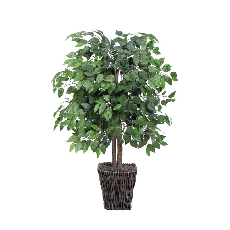 Vickerman Everyday 5 Tall Artificial Potted Real Touch Dracaena Tree  Lifelike Home or Office Decor  Premium Artificial Dracaena Tree  Maintenance Free Faux Plant