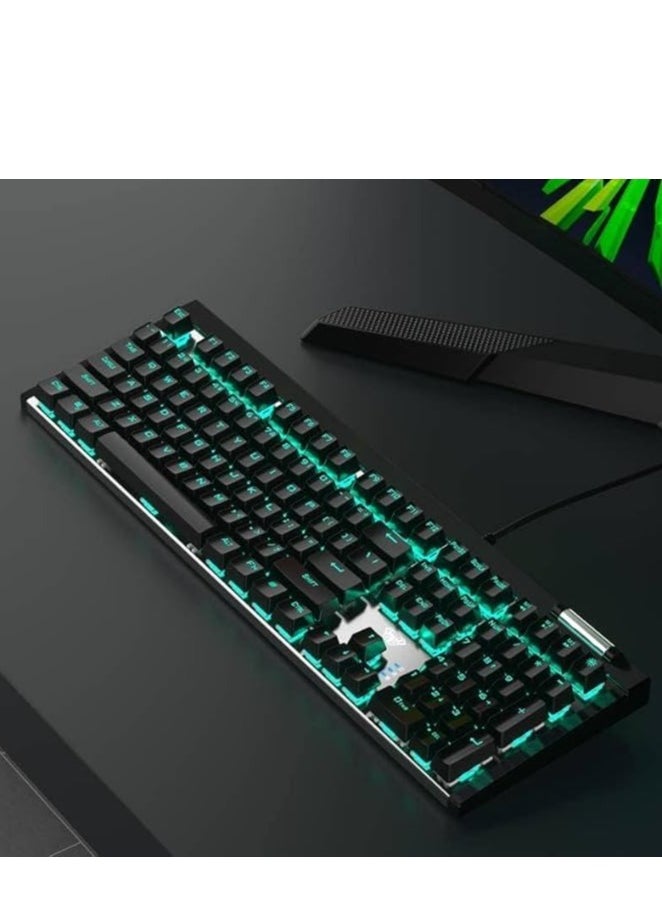 AULA F3030 Gaming Keyboard – EN Full Mechanical Wired Gaming Keyboard