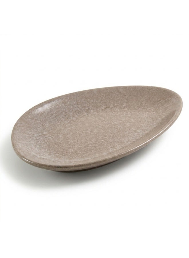 Ariane Premium Fine Porcelain Triangle Plate Island Granite Beige - Image 3