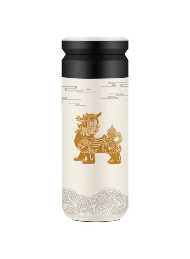 Hi-style Xishi Insulated Tea Separation Water Bottle Ceramic Liner Large Capacity Double Layer Thermos Office Tea Brewing Cup Annual Meeting Gift - Image 4