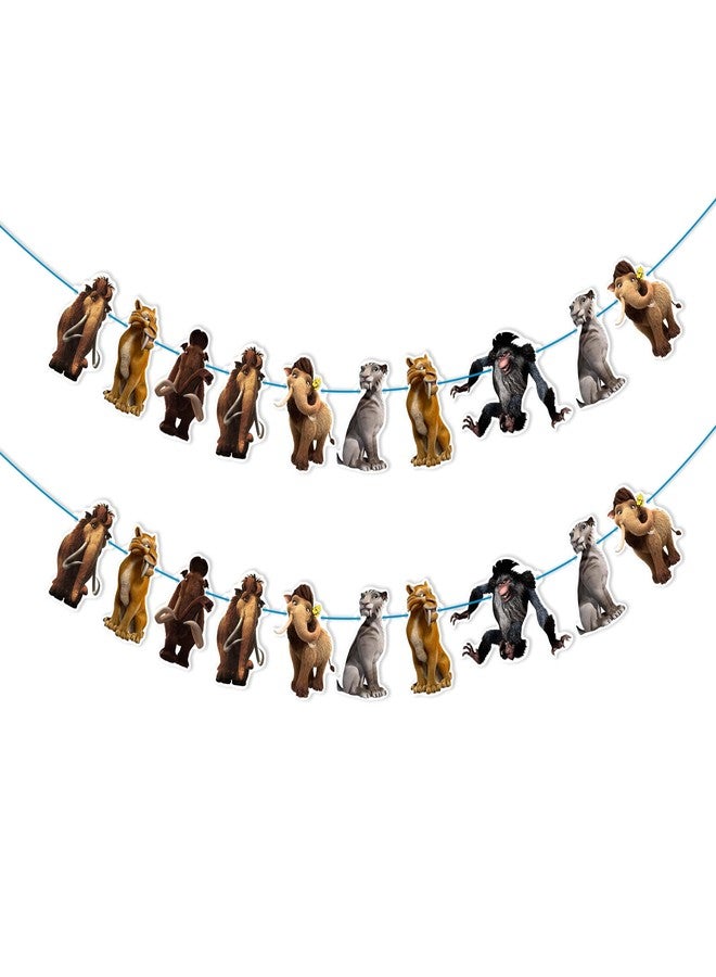 Seyal ICEE Age Birthday Garland Decoration – Winter-Themed Party Banner for Birthday, Baby Shower, Cake Smash, or Photo Booth – Cool ICEE Blue Hanging Décor for Wall, Door, or Backdrop – Party Supplies - Image 1