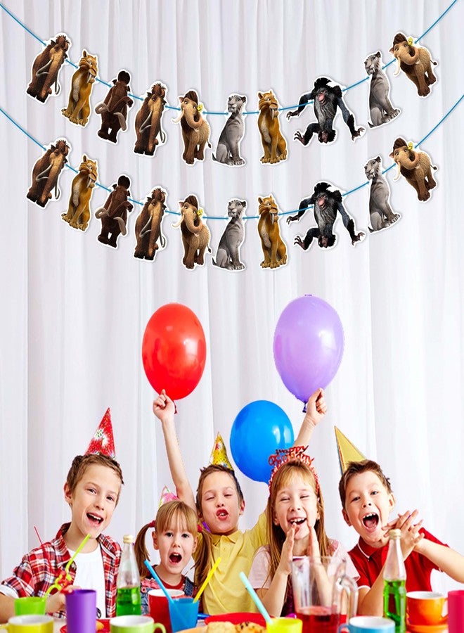 Seyal ICEE Age Birthday Garland Decoration – Winter-Themed Party Banner for Birthday, Baby Shower, Cake Smash, or Photo Booth – Cool ICEE Blue Hanging Décor for Wall, Door, or Backdrop – Party Supplies - Image 4