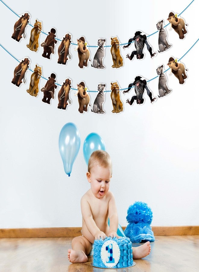 Seyal ICEE Age Birthday Garland Decoration – Winter-Themed Party Banner for Birthday, Baby Shower, Cake Smash, or Photo Booth – Cool ICEE Blue Hanging Décor for Wall, Door, or Backdrop – Party Supplies - Image 5