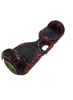 Crony D1+BT+Light+Cartoon 500W Smart Balance Hoverboard 6.5 inch 2-Wheel Bluetooth Connected LED Lights, Max Load 120KG, Self-Balancing Electric Scooter for Kids and Adults, Perfect Gift for Teens,Black-Red  - Image 4
