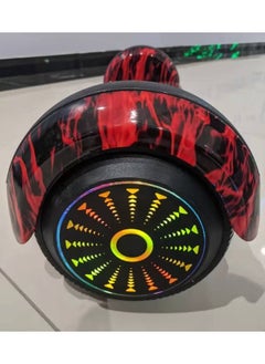 Crony D1+BT+Light+Cartoon 500W Smart Balance Hoverboard 6.5 inch 2-Wheel Bluetooth Connected LED Lights, Max Load 120KG, Self-Balancing Electric Scooter for Kids and Adults, Perfect Gift for Teens,Black-Red  - Image 5