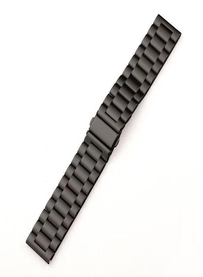 Xininyia Compatible for iTech Fusion 3, for BANLVS AK90 Smart Watch Bands Stainless Steel Metal Mesh Bands Replacement Straps Wristband - Image 3