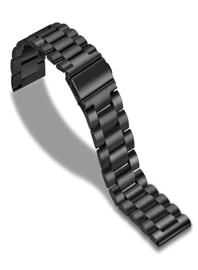 Xininyia Compatible for iTech Fusion 3, for BANLVS AK90 Smart Watch Bands Stainless Steel Metal Mesh Bands Replacement Straps Wristband - Image 4