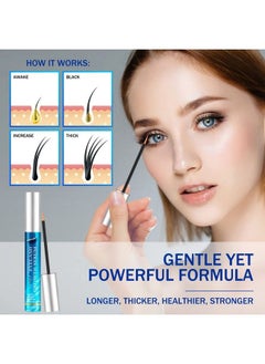LASHJAR Premium Eyelash Growth Serum And Eyebrow Enhancer By Lashjar Lash Boost Serum For Longer Fuller Thicker Lashes & Brows  - Image 4