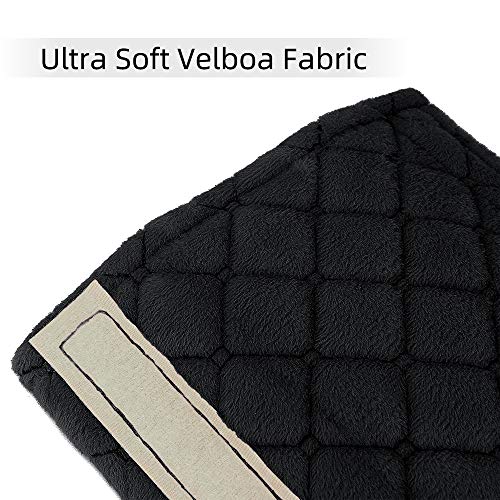 surpassme Car Seat Belt Pads Cover, 2 Pack Seat Belt Shoulder Strap Covers Protector to Release Stress to Your Neck and Shoulder for a Safety Driving (Black) - Image 4
