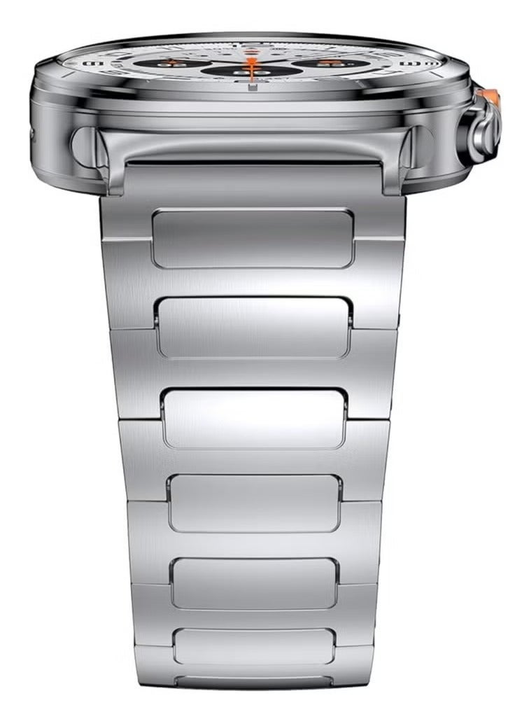 Gravity Premium Stainless Steel Band for Samsung Galaxy Watch Ultra 47mm (2024) ‚Äì No-Gap Business Metal Strap, Adjustable and Durable Replacement Wristband for Galaxy Watch 7 Ultra 47mm, Sleek, Elegant, and Comfortable Design for Men ‚Äì Silver - Image 2