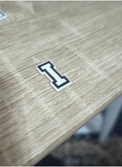 Generic 3D Alphabet I Hard Self Adhesive Sticker for Mobile Laptop or Any Smooth Surface  - Image 2