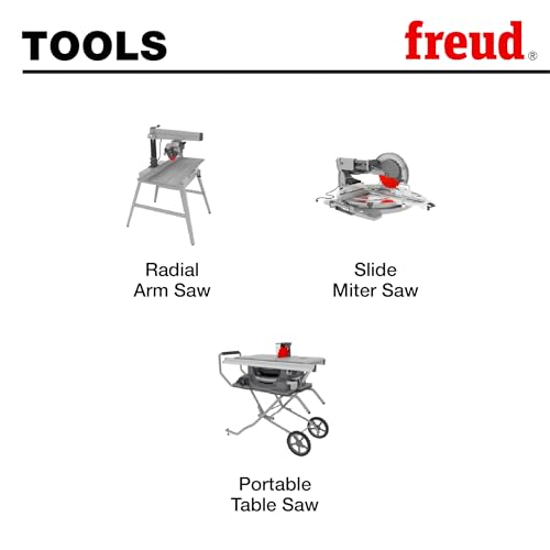 Freud LU91M008: 8-1/2"x 48T Thin Kerf Sliding Compound Miter Saw Blade - Image 3