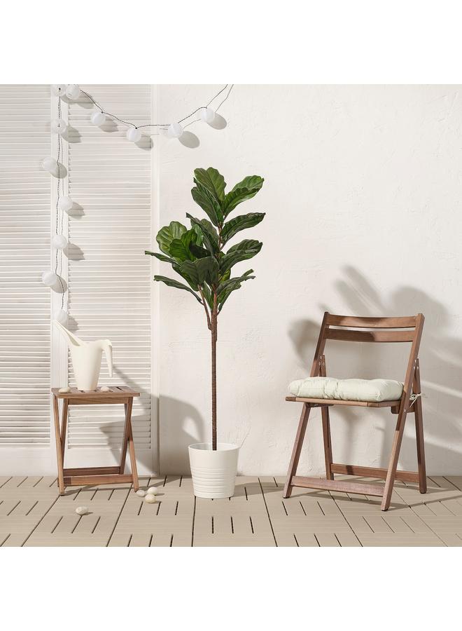Zaboon Artificial Potted Plant, In/Outdoor Fiddle-Leaf Fig, 19 Cm  - Image 4