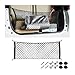 Ywdiml Car Rear Cargo Net Adjustable Elastic Vehicle DoubleLayer Mesh Storage Bag with Hooks Stretchable Automotive Trunk Organizer Net Universal for Sedan RV Truck 3543 x 1574 - Image 2