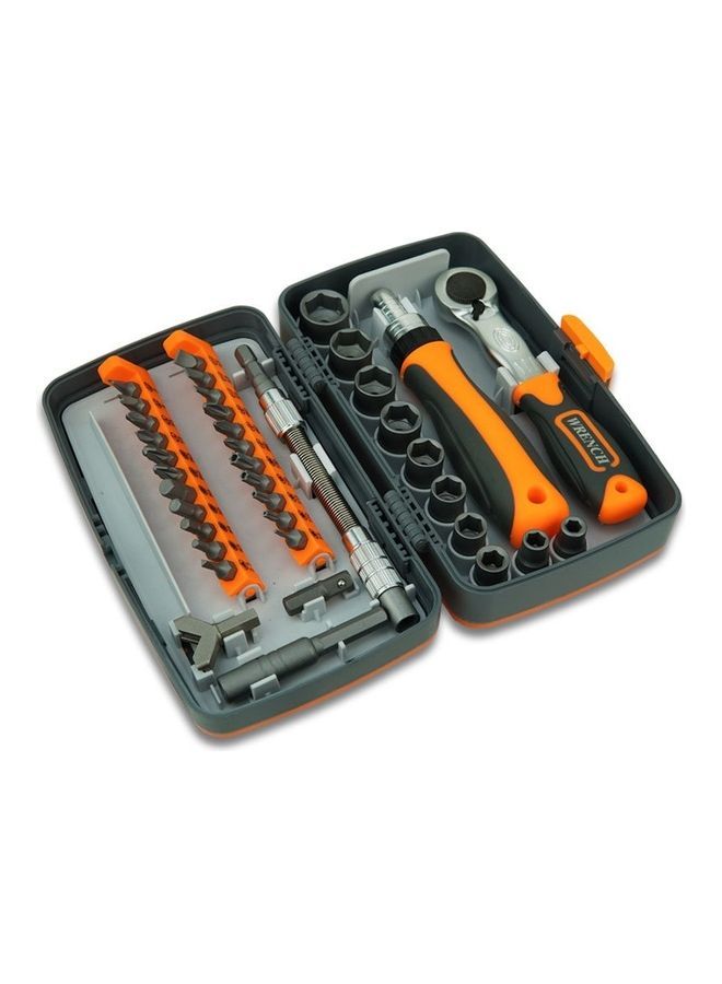 نيبمينينت طقم أدوات مفك براغي بسقاطة متعددة الأغراض 38 في 1 وموفرة للجهد متعدد الألوان - Image 1