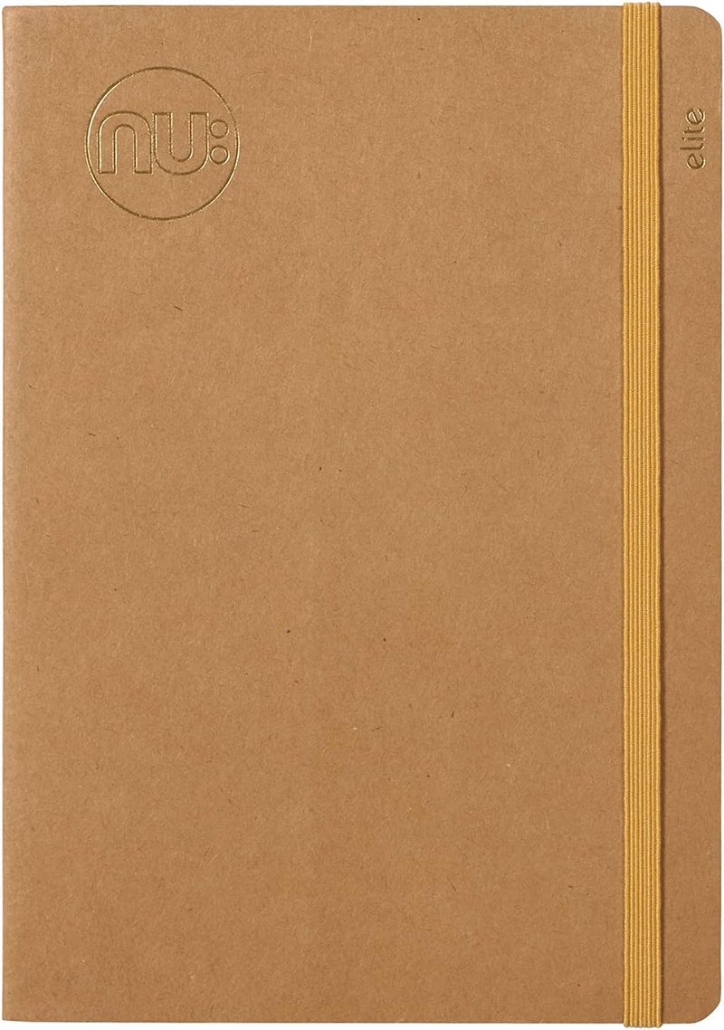 nu Notebooks - Kraft Range - Manilla Stitched Spine A6 Notebook - Stationery Notebooks - Professional Notepad - 120 Pages - Image 1