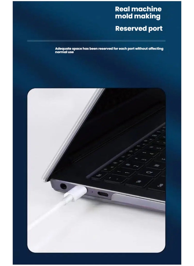 عام "غطاء صلب واقي للابتوب Honor MagicBook Pro 14 (2025) - تصميم بلوري ومطفى مع حماية شاملة" - Image 4