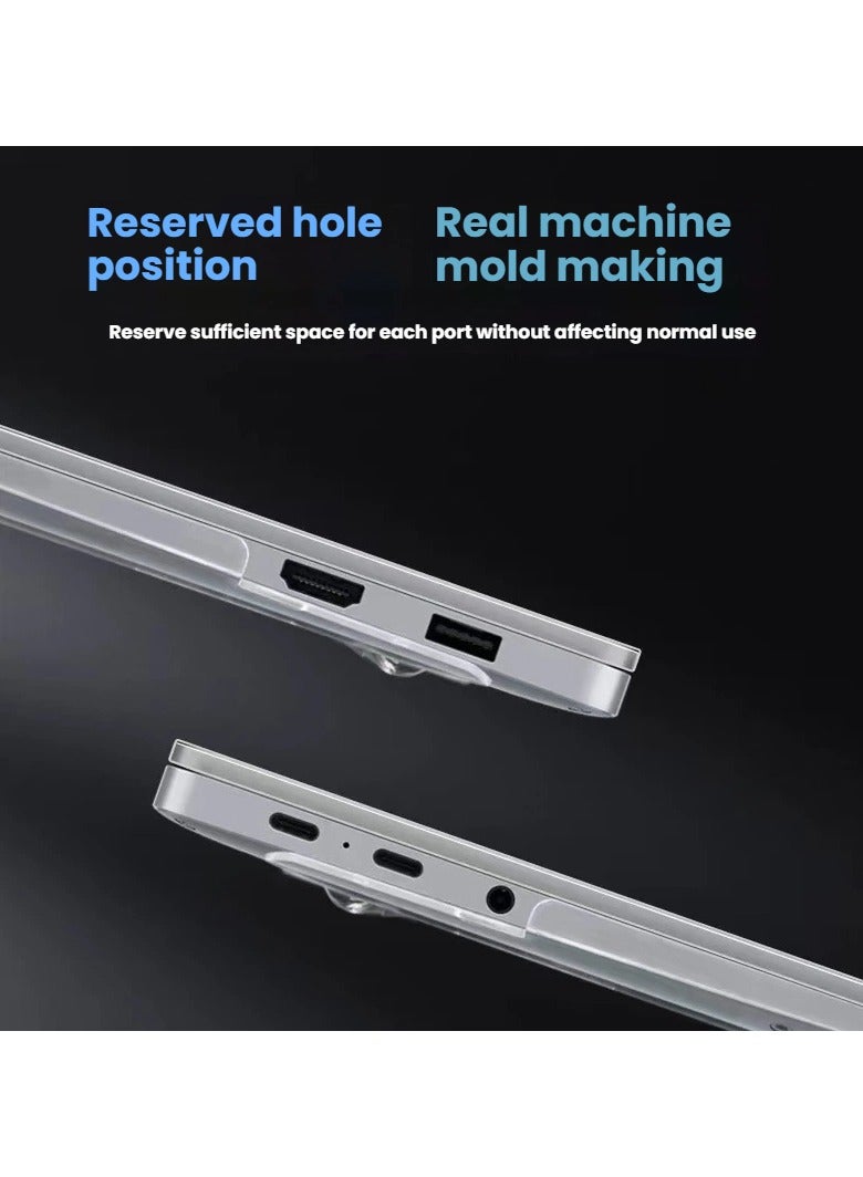 عام "غطاء صلب واقي للابتوب Honor MagicBook Pro 14 (2025) - تصميم بلوري ومطفى مع حماية شاملة" - Image 2