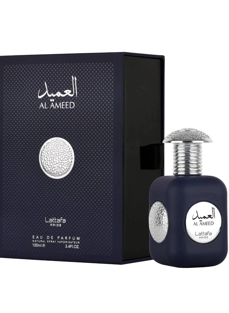 Lattafa Men's Pride Al Ameed EDP 3.4 oz Fragrances 100ml - Image 1