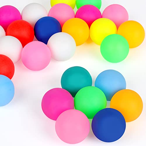 Guirnd 28 Pcs Colored Ping Pong Balls, 40mm Table Tennis Balls, Ping Pong Balls for Games or Arts, Pong Balls for Kids, Pet Toys - Image 1