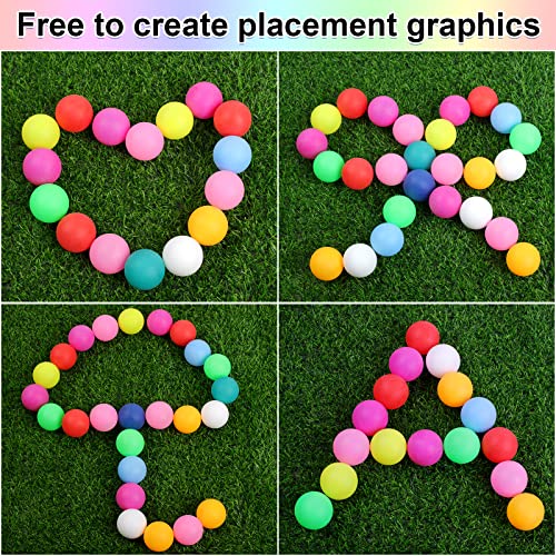 Guirnd 28 Pcs Colored Ping Pong Balls, 40mm Table Tennis Balls, Ping Pong Balls for Games or Arts, Pong Balls for Kids, Pet Toys - Image 3