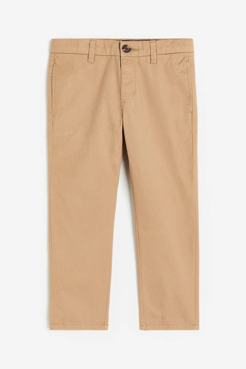 اتش اند ام Relaxed Fit cotton chinos