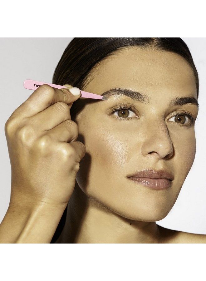 Tweezerman Exclusive Tea Rose Slant Tweezer Hair Removal Tweezers Stainless Steel - Image 4