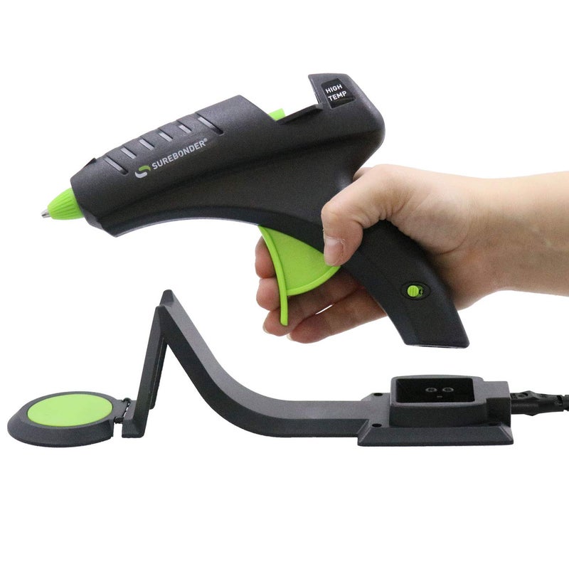 Surebonder Cordless Hot Glue Gun, High Temperature, Full Size, 60W, 50% More Power - Sturdily Bonds Metal, Wood, Ceramics, Leather & Other Strong Materials (Specialty Series CL-800F) - Image 1