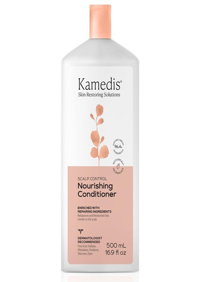 KAMEDIS Hair Conditioner Botanicals-Based. Moisturizer for Dry Damaged Hair & Sensitive Scalp. For Anti Dandruff & Seborrheic Dermatitis Scalp Treatment. Fragnance Free. 16.9 Fl Oz. - Image 1