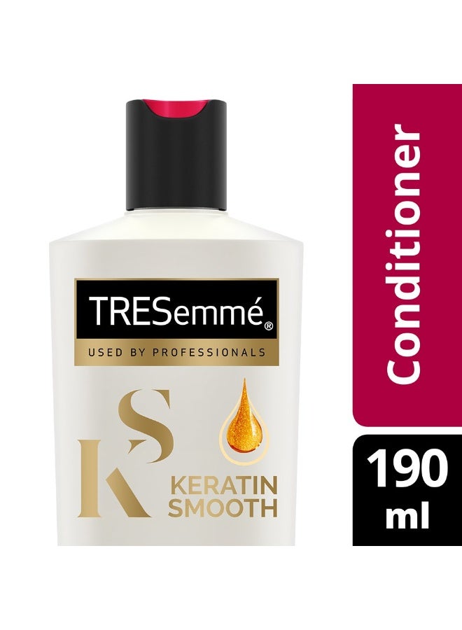 Indulekha Bhringa Hair Oil For All Hair Types, 100Ml And Tresemme Keratin Smooth Conditioner, 190Ml, 1 Count - Image 3