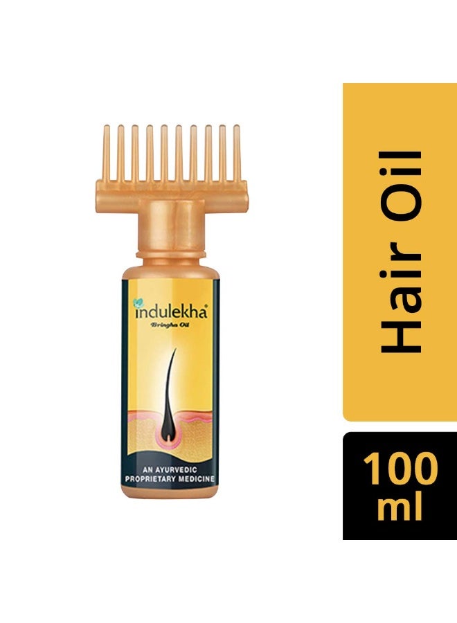 Indulekha Bhringa Hair Oil For All Hair Types, 100Ml And Tresemme Keratin Smooth Conditioner, 190Ml, 1 Count - Image 4