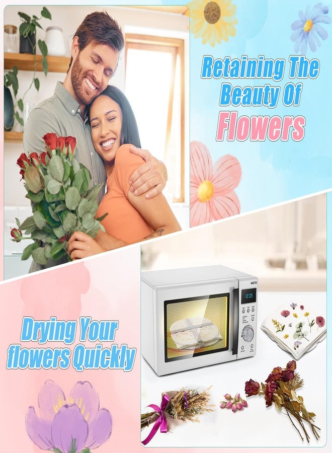 Windspeed Microwave Flower Press, 4 Layers Flower Pressing Kit for Adults Plant and Flower Press Kit for Kids DIY Arts, Resin Crafts, Scrapbooking, Nail Craft(7.9×7.9 in) - Image 2
