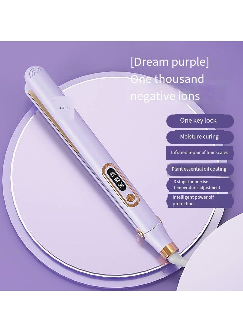 general 2-in-1 Ionic Hair Straightener & Curling Iron – Dual Styling with Ceramic Plates - Image 1