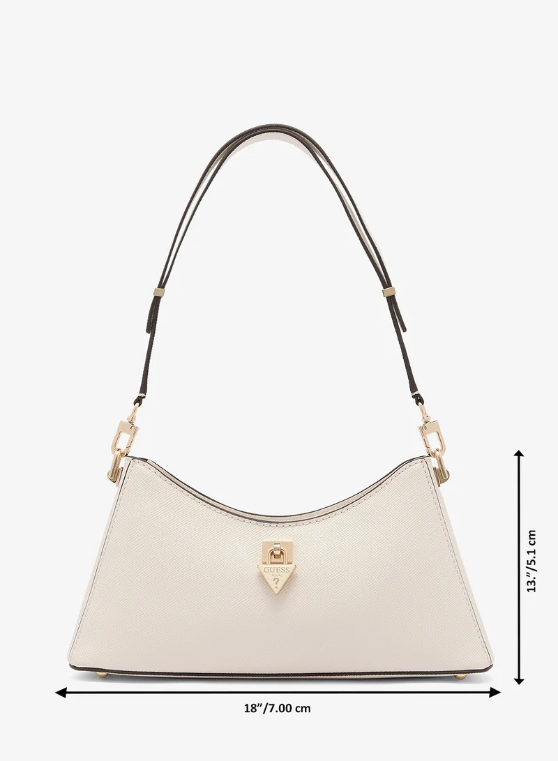 Guess OFF WHITE Patsie Shoulder Bag for Women | Best Price UAE