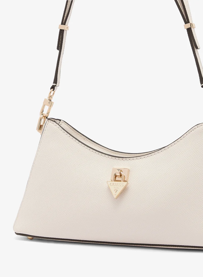 Guess OFF WHITE Patsie Shoulder Bag for Women | Best Price UAE
