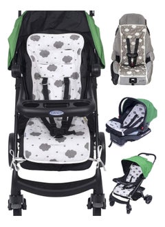 Moro Moro Rectangular Stroller Mattress – Soft Cotton Seat Liner for Baby Comfort  - Image 2