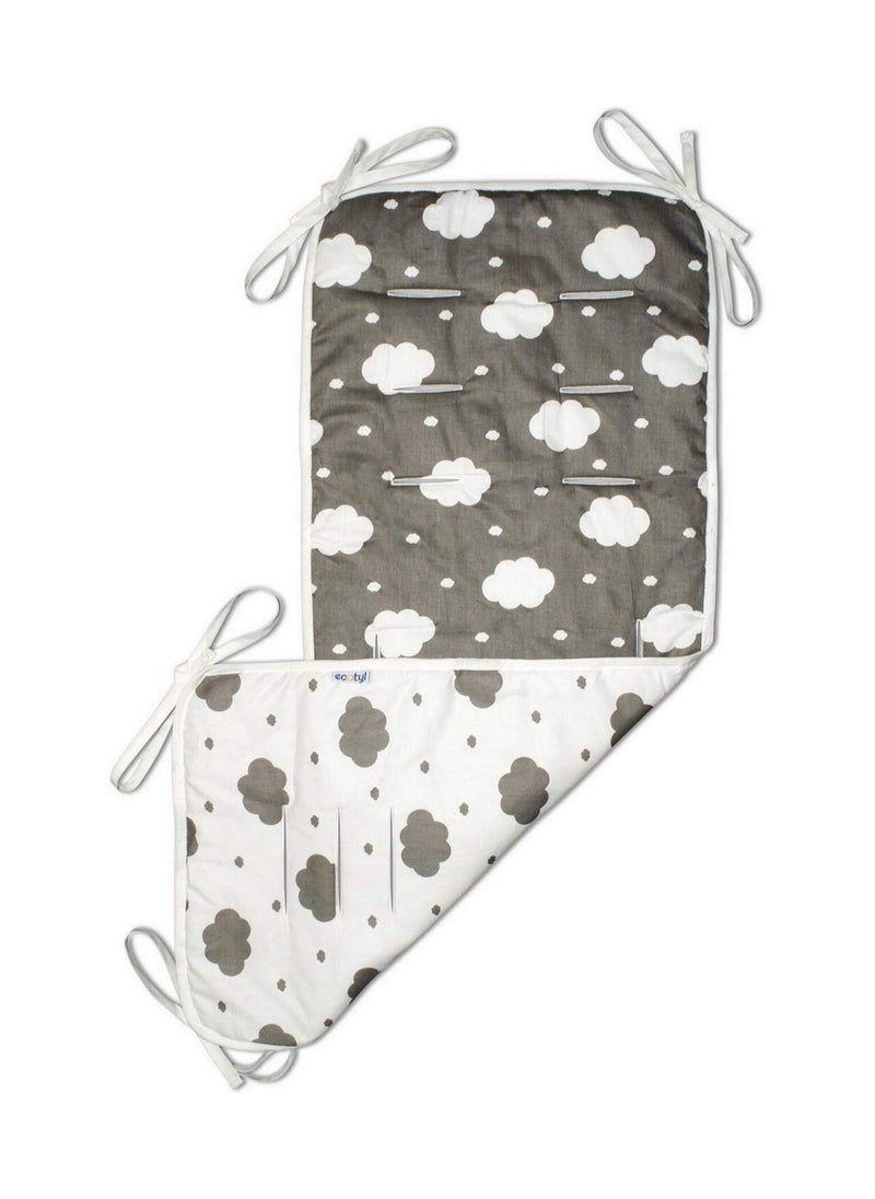Moro Moro - Rectangular Stroller Mattress – Soft Cotton Seat Liner for Baby Comfort - Image 1