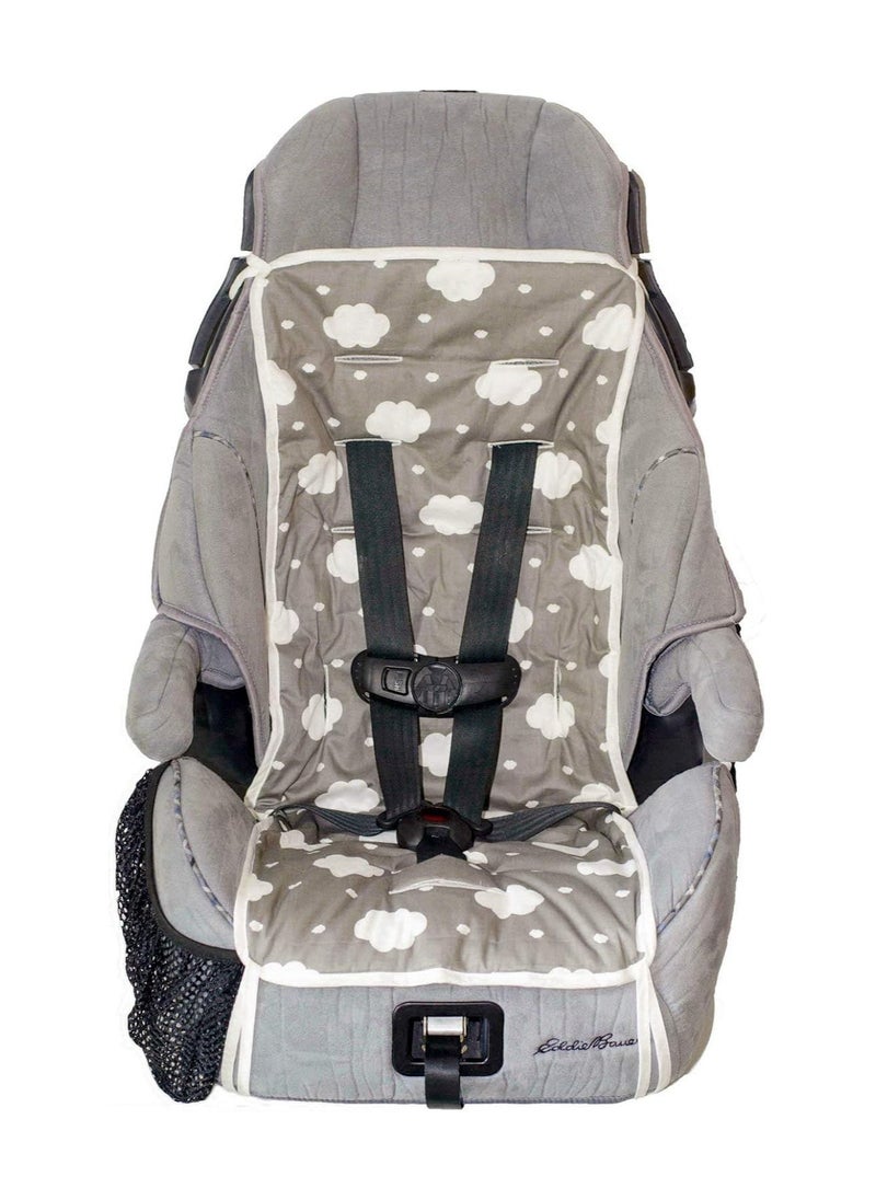 Moro Moro - Rectangular Stroller Mattress – Soft Cotton Seat Liner for Baby Comfort - Image 1