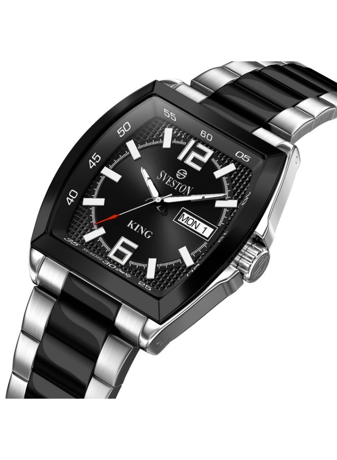 Sveston King Is a Gents Stainless-Steel Watch Having 38mm Dial and Comes with Luxury Watch Case. - Image 1