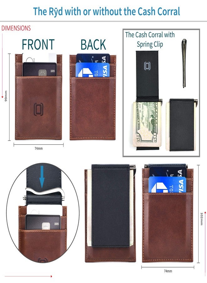 Dockem The Rȳd with Cash Corral Minimalist Modular Wallet, Genuine Leather - Image 3