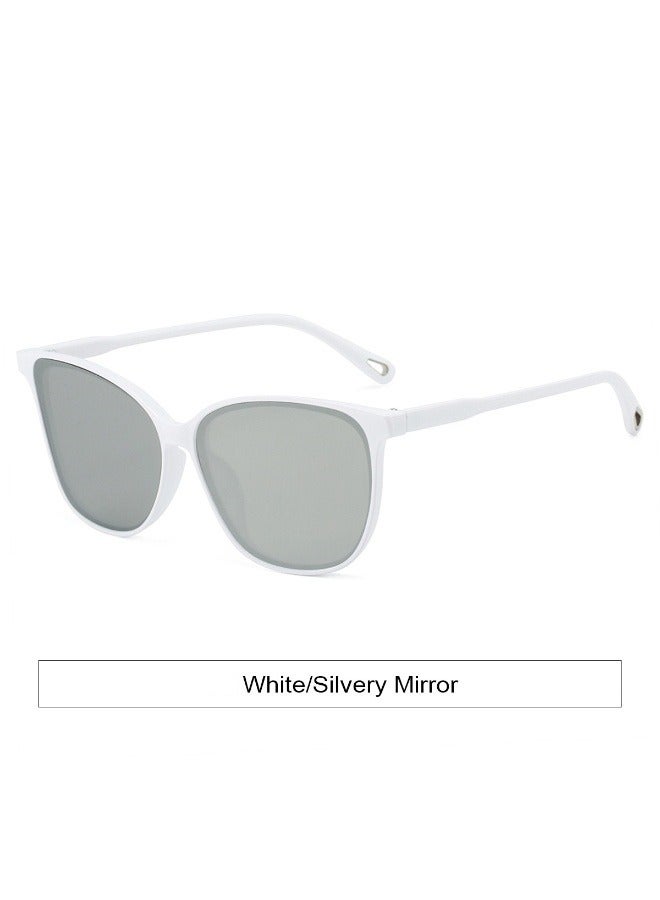 Anna Stylish UV Protection Sunglasses with Unique Curved Square-Round Frames - Image 1